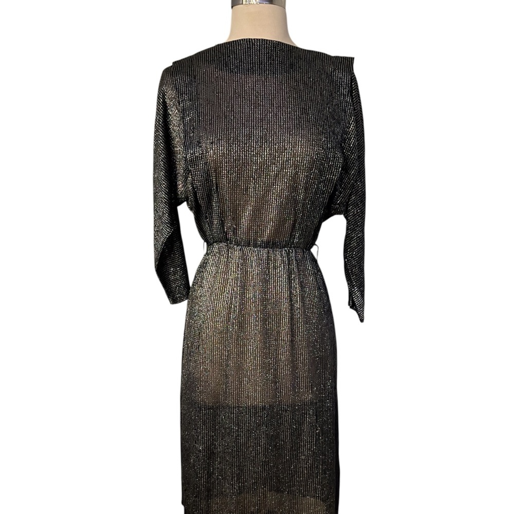 Elegant Black Sheer Dress